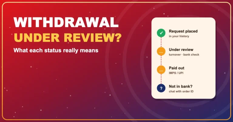 IN999 Withdrawal Under Review: What Each Status Really Means